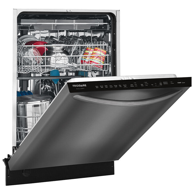 black frigidaire gallery dishwasher