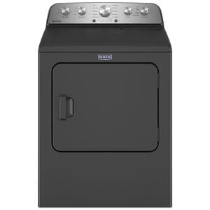 Maytag 29 in. 7.0 cu. ft. Electric Dryer with Steam Cycle & Sensor Dry - Volcano Black, Volcano Black, hires