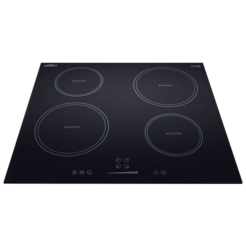 Summit 24 in. 4-Burner Induction Cooktop with Touch Controls