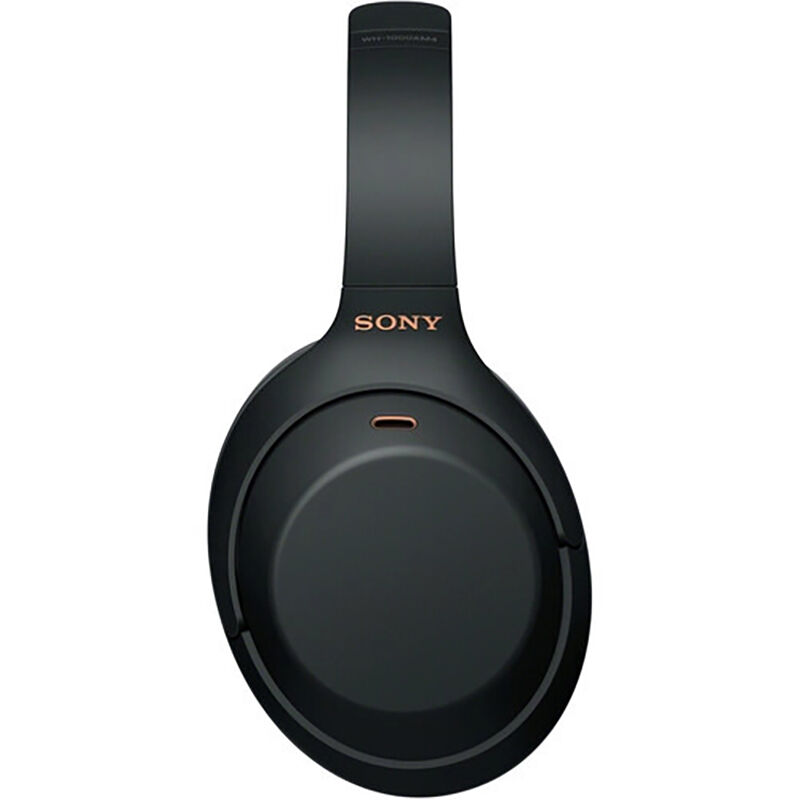 Sony - WH-1000XM4 Wireless Noise-Cancelling Over-the-Ear Headphones - Black