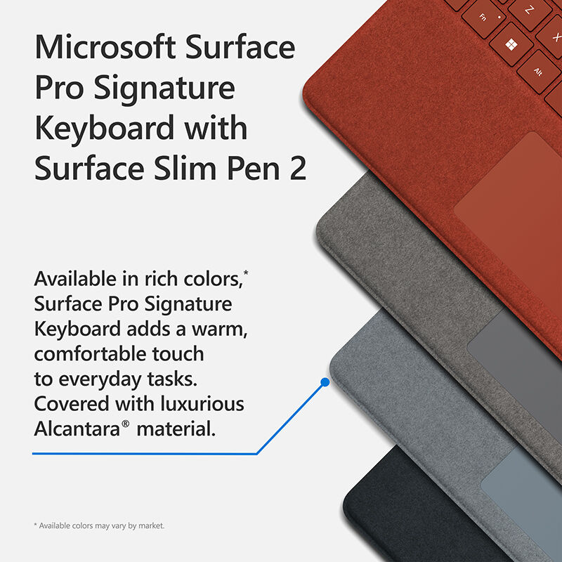 Microsoft Surface Pro Signature Keyboard with Slim Pen 2 - Platinum