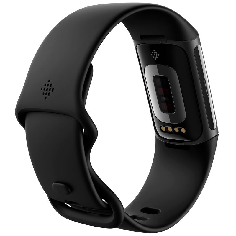 Fitbit Charge 6 Fitness Tracker Watch 36mm Black Aluminum Case with  Obsidian Band