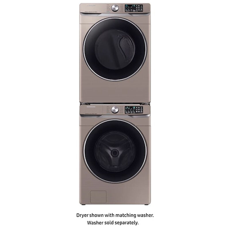 Samsung 27 in. 7.5 cu. ft. Smart Stackable Gas Dryer with 