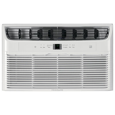 Frigidaire 8,000 BTU Heat/Cool Through-the-Wall Air Conditioner with 3 Fan Speeds, Sleep Mode & Remote Control - White | FHTE083WA1