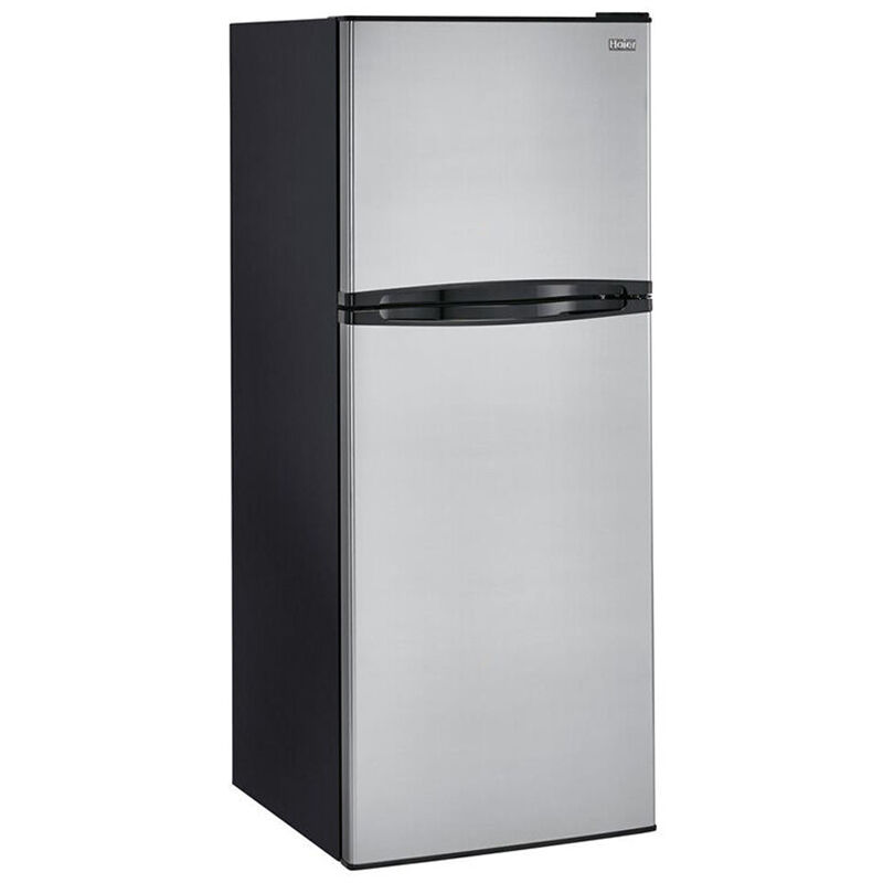 Haier 24 in. 9.8 cu. ft. Counter Depth Top Freezer Refrigerator - Stainless  Steel