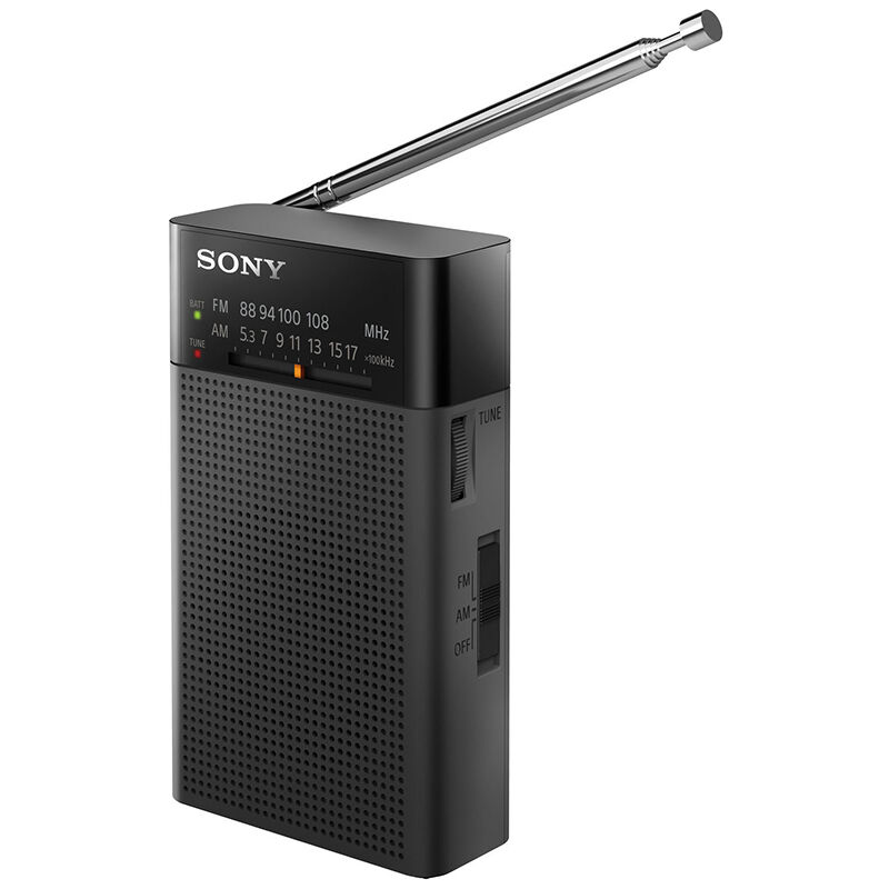Best Buy: Sony Portable AM/FM Radio Black ICF-38