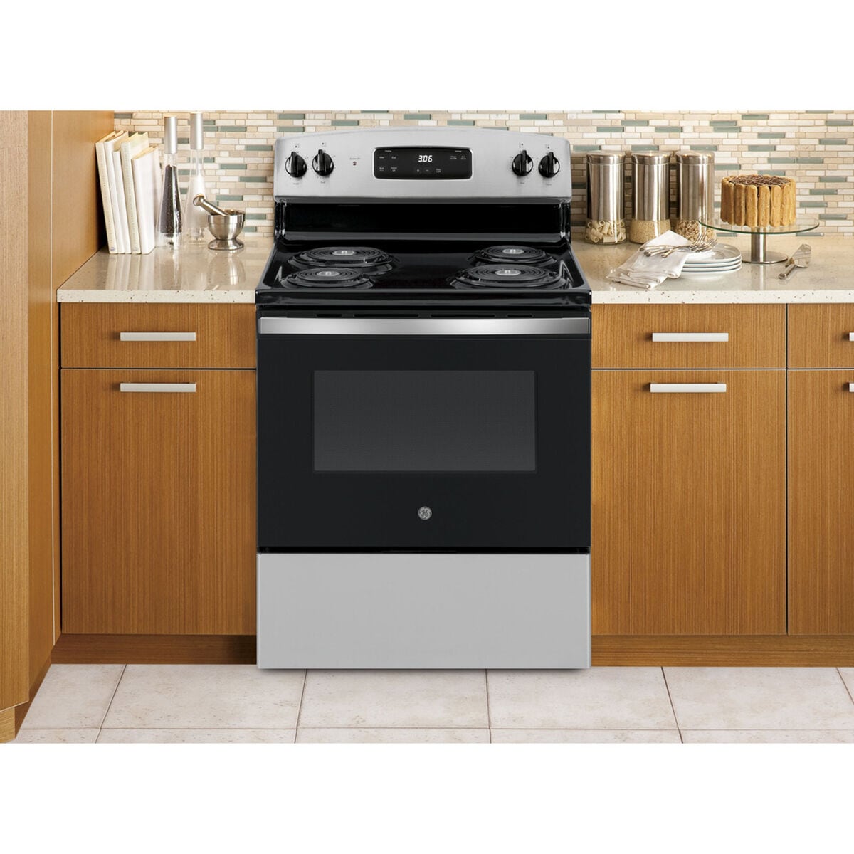 Ge electric deals range stainless steel