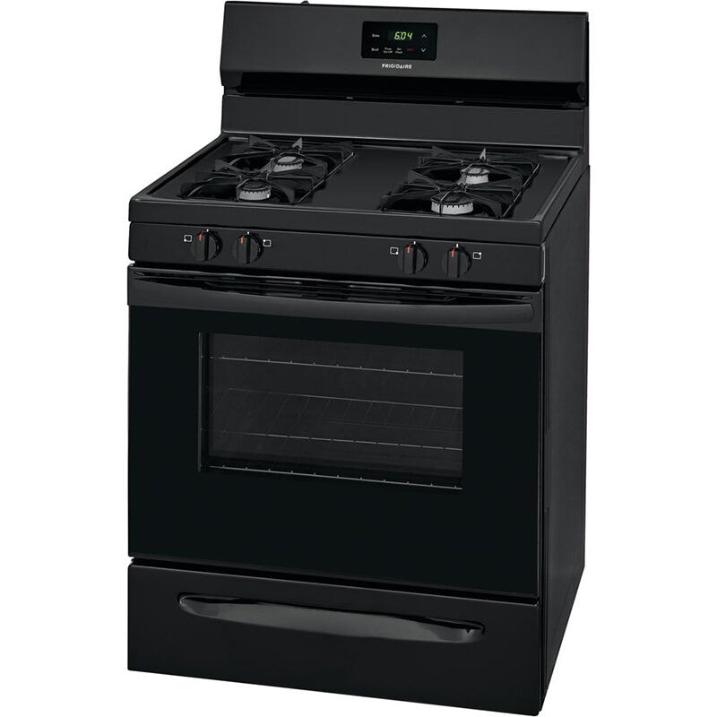 Frigidaire 30 in. 5.0 cu. ft. Oven Freestanding Gas Range with 4 Sealed Burners - Black, , hires