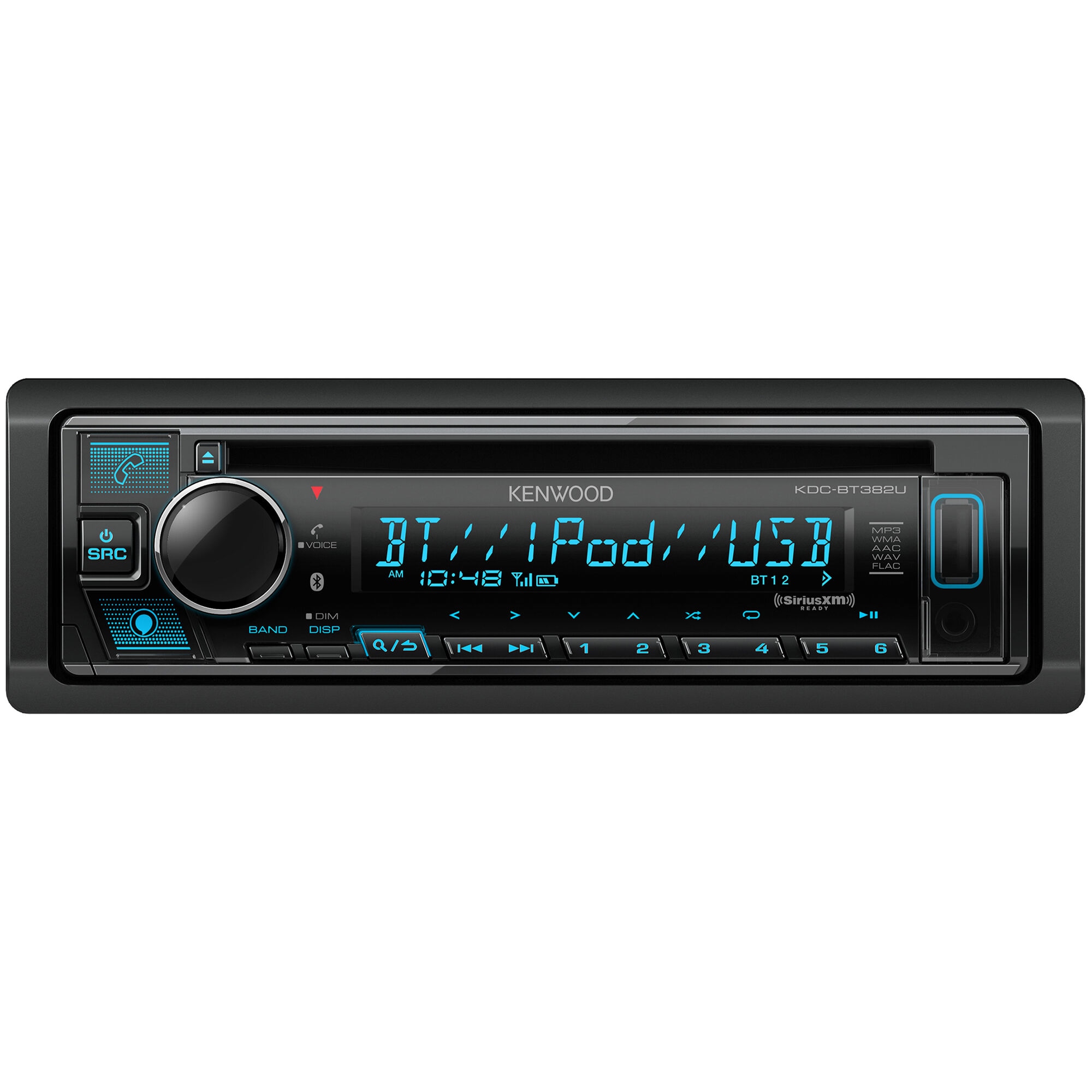 Kenwood In-Dash Detachable Face AM/FM/CD/MP3 Car Stereo