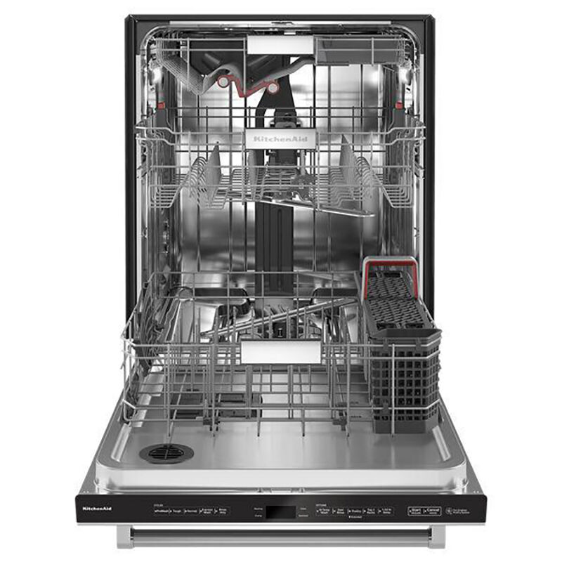 KitchenAid 44-Decibel Top Control 24-in Built-In Dishwasher (Stainless  Steel) ENERGY STAR in the Built-In Dishwashers department at