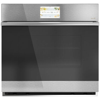 Cafe 30 in. 5.0 cu. ft. Electric Smart Wall Oven with True European Convection & Self Clean - Platinum Glass | CTS70DM2NS5