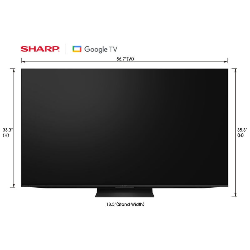 Sharp 75" Class AQUOS XLED Mini LED 4K UHD Smart Google TV, , hires