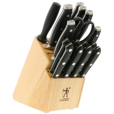 Henckels Statement Self-Sharpening Knife Set with Block - Stainless Steel, P.C. Richard & Son