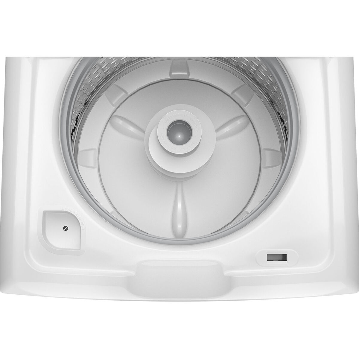 GE 27 in. 4.5 cu. ft. Top Load Washer with Stainless Steel Basket, Cold  Plus, Wash Boost , True Dual-Action Agitator & Sanitize with Oxi - White