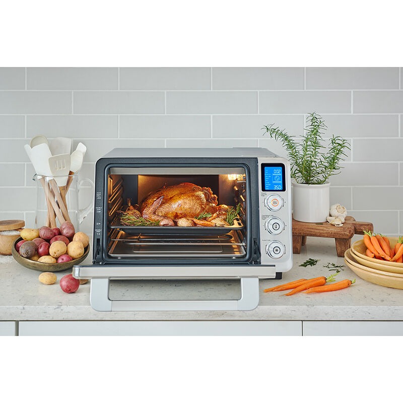 NEW Toaster Oven Air Fryer Combo 7-In-1 Convection Easy Clean Stainless