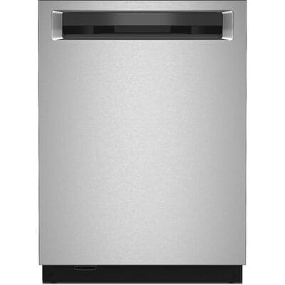 KitchenAid 24 in. Built-In Dishwasher with Top Control, 44 dBA Sound Level, 16 Place Settings, 5 Wash Cycles & Sanitize Cycle - Stainless Steel with PrintShield Finish | KDPM604KPS