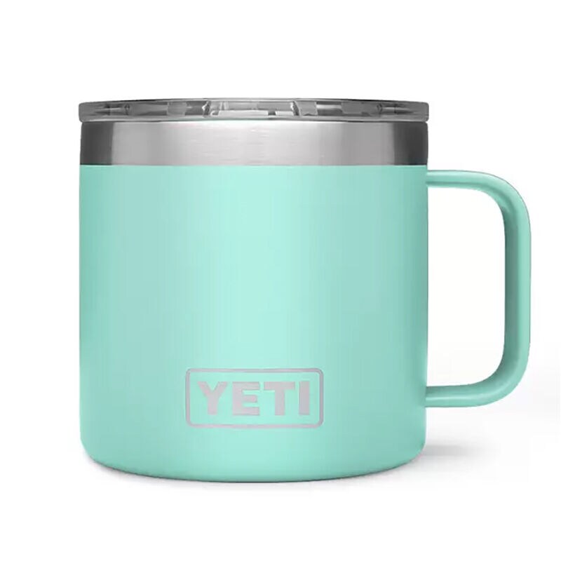 YETI Rambler 14 oz Mug with Magslider Lid - Seafoam