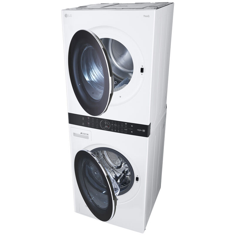 LG 27 in. WashTower with 4.5 cu. ft. Washer with 10 Wash Programs & 7.4 ...