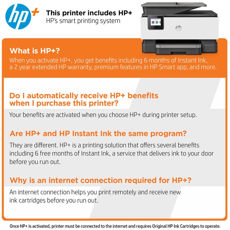 HP OfficeJet Pro 9015E (1G5L3A) Wireless Printer