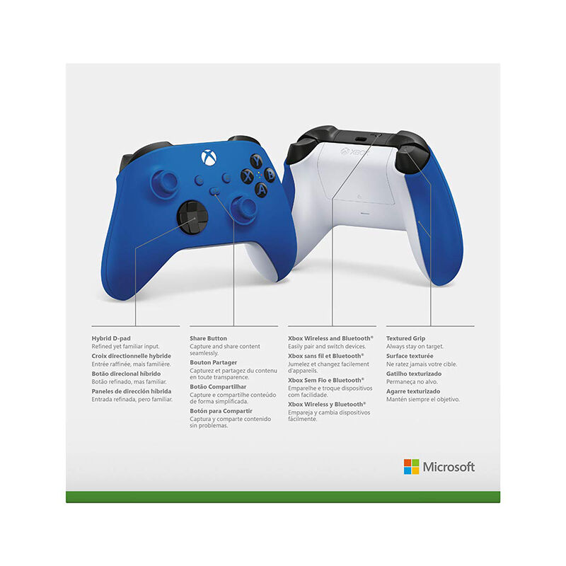 Microsoft Xbox Wireless Controller - Gamepad - wireless - Bluetooth -  electric volt - for PC, Microsoft Xbox One, Android, Microsoft Xbox Series  S