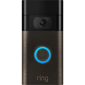 Ring - Video Doorbell 2nd Generation - Satin Nickel