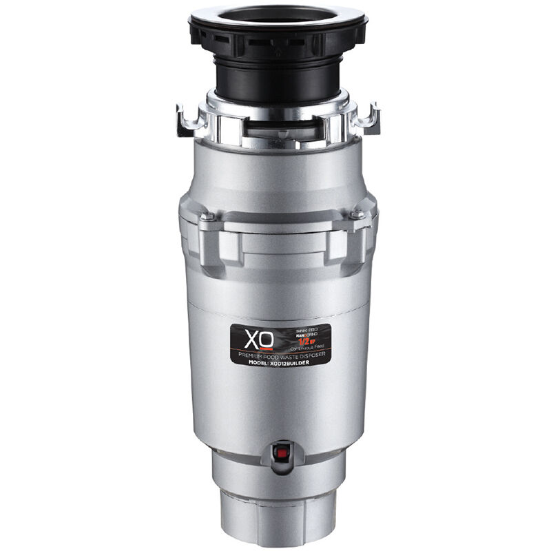 XO 1/2 HP Continuous Feed Waste Disposer with 2500 RPM, Anti-Jam