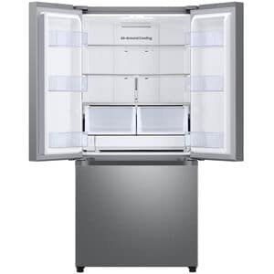 Samsung 33 in. 24.5 cu. ft. Smart French Door Refrigerator - Stainless Steel, , hires