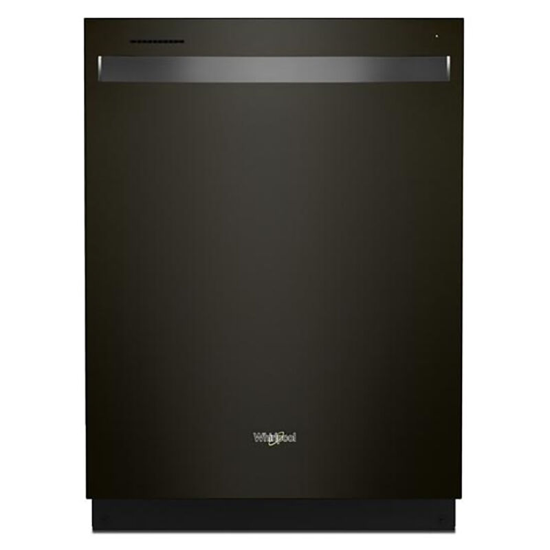 Whirlpool 24 in. Built-In Dishwasher with Top Control, 13 Place Settings, 5  Wash Cycles & Sanitize Cycle - Fingerprint Resistant Black Stainless