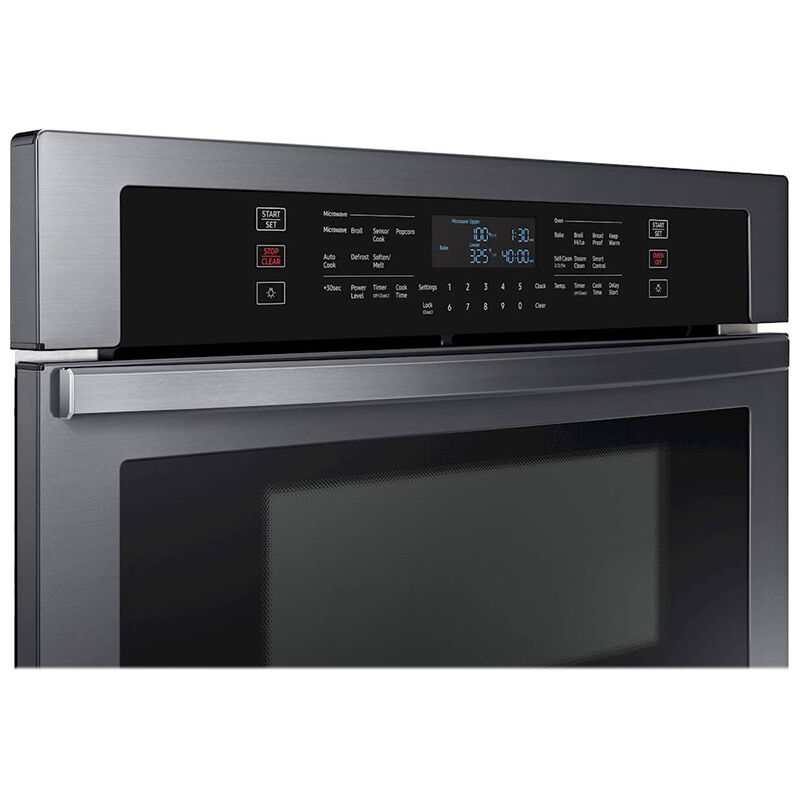 NQ70M6650DG, Samsung, 30 Smart Microwave Combination Wall Oven with  Steam Cook in Black Stainless Steel