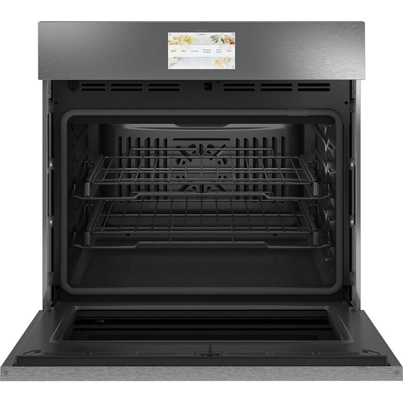 Cafe 30" 5.0 Cu Ft. Electric Smart Wall Oven with True European Convection & Self Clean - Platinum Glass, Platinum Glass, hires