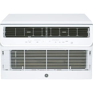 GE 10,000 BTU 220V Smart Though-the-Wall Air Conditioner with 3 Fan Speeds, Sleep Mode & Remote Control - White, , hires