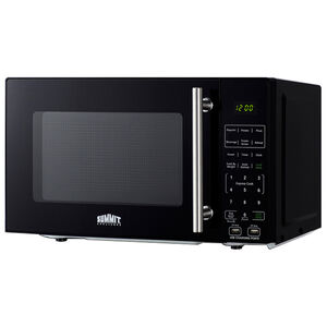 Summit® 0.7 Cu. Ft. Black Countertop Microwave