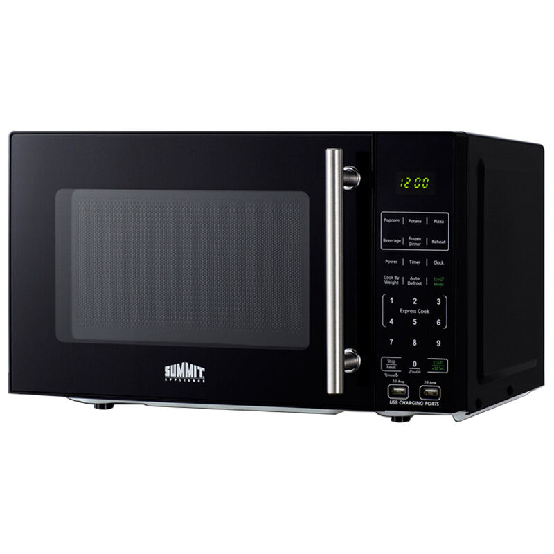 Summit Appliance SM903BSA Compact Microwave with USB Ports & Allocator