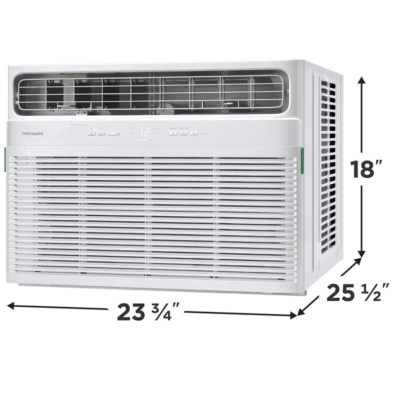 Frigidaire 18,000 BTU Smart Window/Wall Air Conditioner with 3 Fan Speeds, Sleep Mode & Remote Control White, , hires