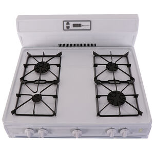 Get the Premium 30” FORTÉ Freestanding Gas Range in White