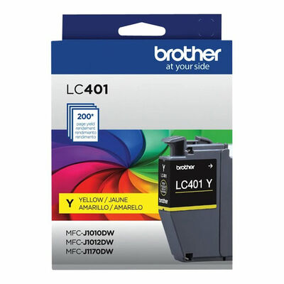 Brother LC401 Series Yellow Ink Cartridge | LC401Y
