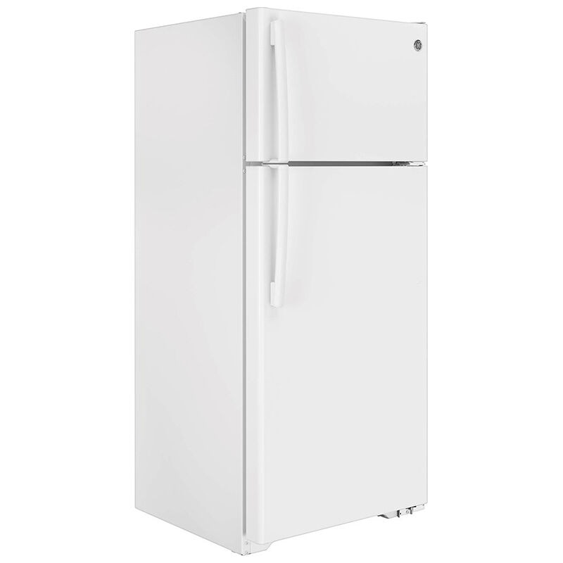 GE 28 in. 17.5 cu. ft. Top Freezer Refrigerator - White