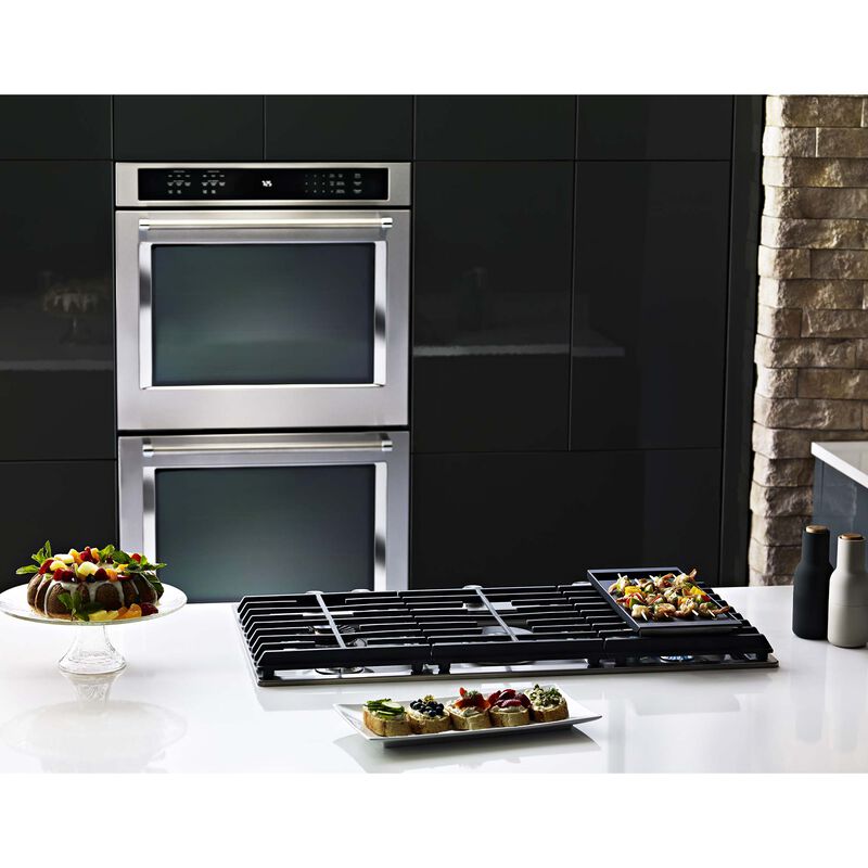 KitchenAid 36 in. 5-Burner Electric Cooktop with Simmer & Power Burner -  Black, P.C. Richard & Son