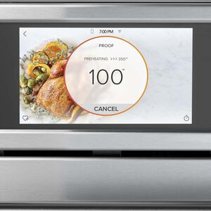 Cafe 30" 1.7 Cu. Ft. Electric Smart Wall Oven with True European Convection & Self Clean - Matte White, Matte White, hires