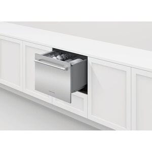 Fisher & Paykel Series 11 24 in. Top Control Smart Dishwasher with 43 dBA Sound Level - Stainless Steel, , hires