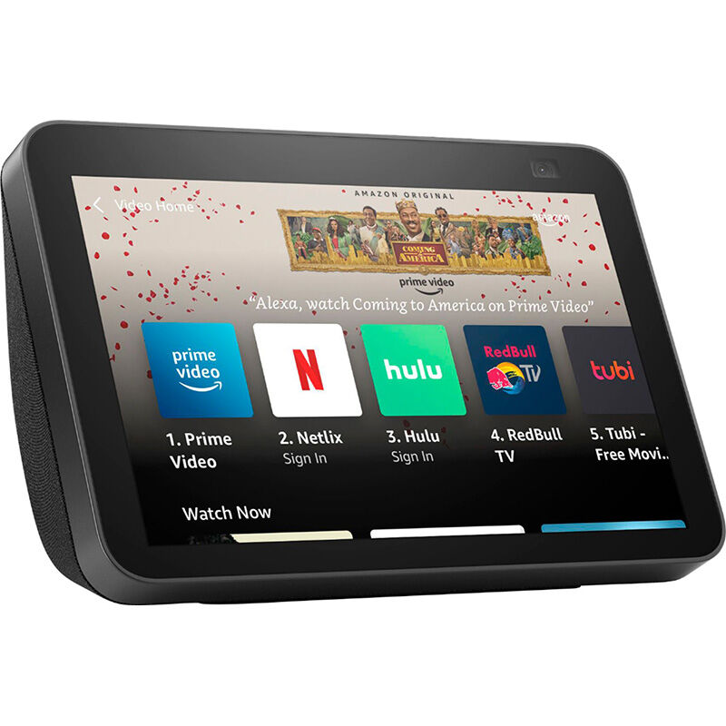 Amazon - Echo Show 8 (2nd Gen) Smart Display with Alexa - Charcoal