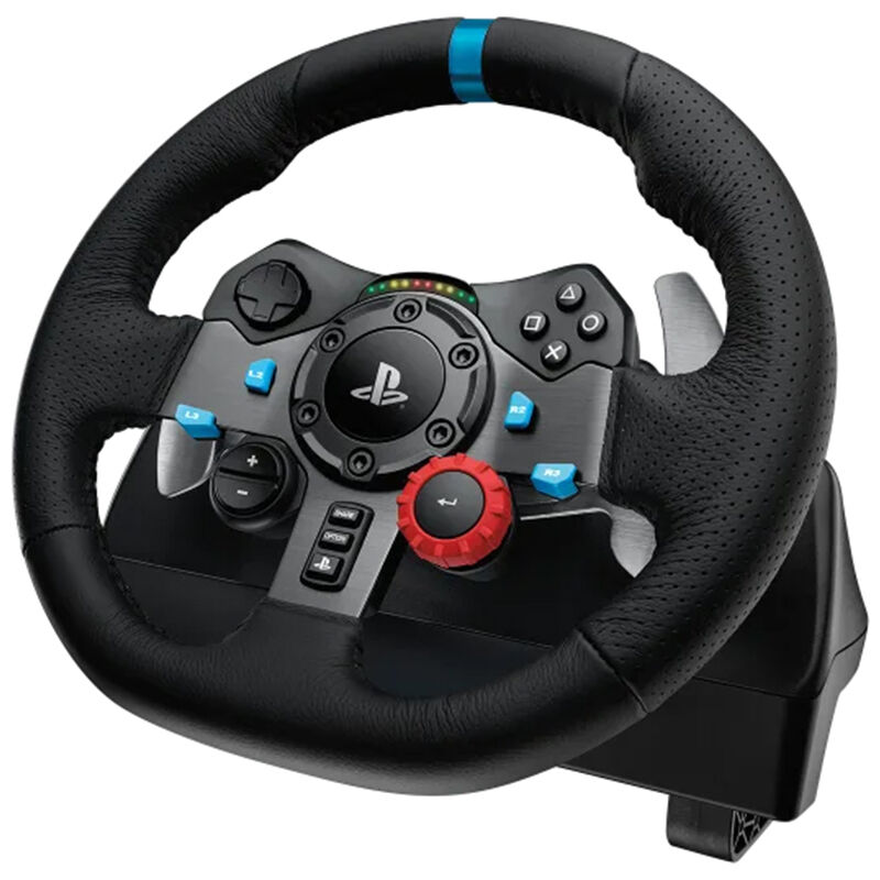 Logitech - G29 Driving Force Racing Wheel and Floor Pedals for PS5, PS4, PC  - Black