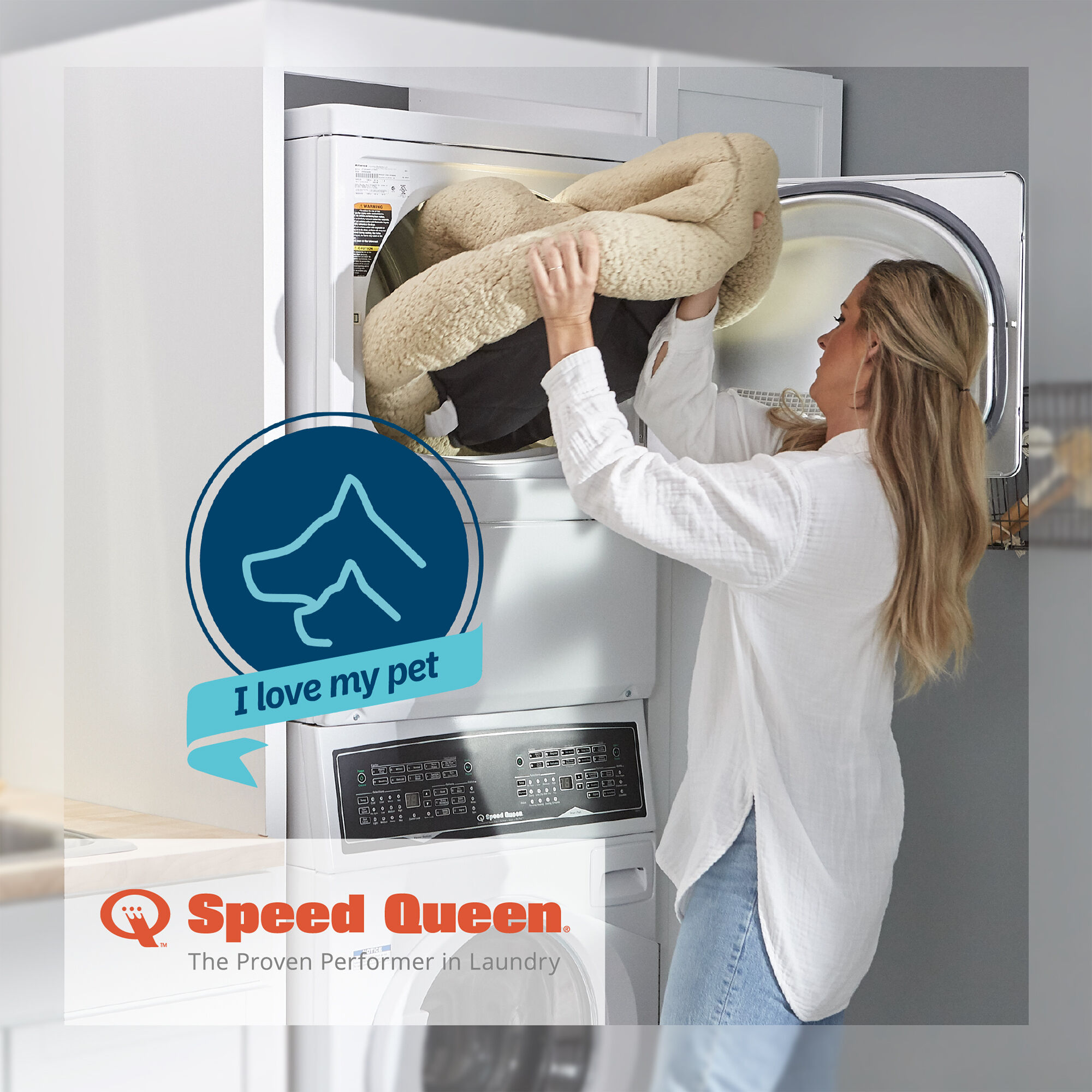 Speed queen washer and deals dryer combo