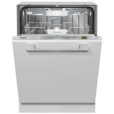 Miele 24 in. Built-In Dishwasher with Top Control, 42 dBA Sound Level, 16 Place Settings, 5 Wash Cycles & Sanitize Cycle - Custom Panel Ready | G5266SCVI