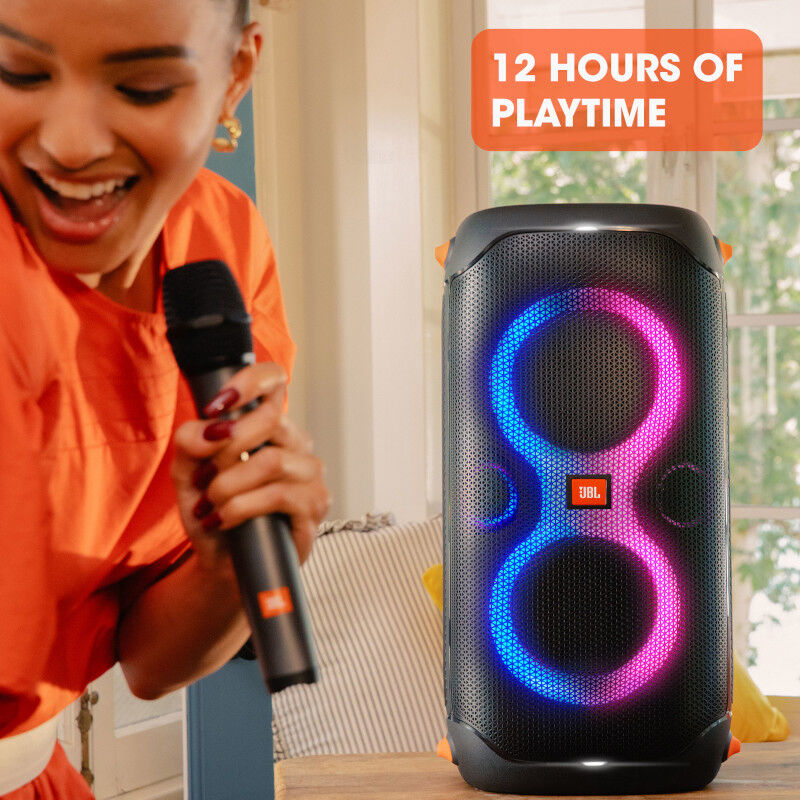 Portable 160W design splashproof with JBL built-in 110 PartyBox lights & and P.C. Richard | powerful speaker party sound, Son