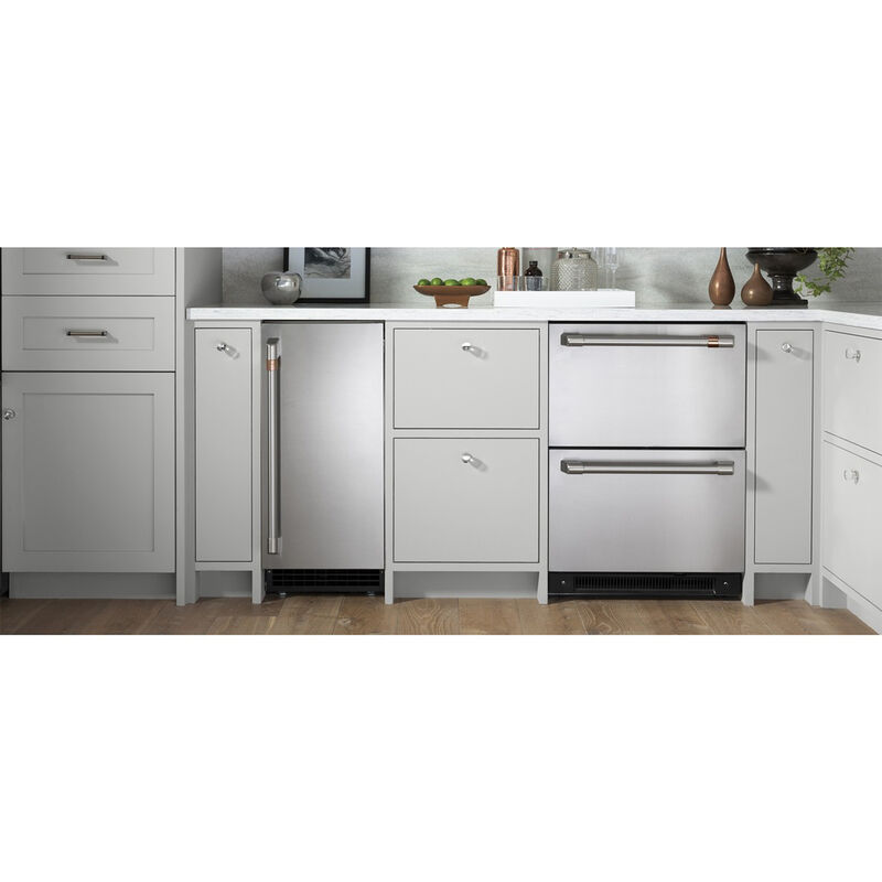 Café 5.7 Cu. Ft. Built-In Dual-Drawer Refrigerator Stainless Steel
