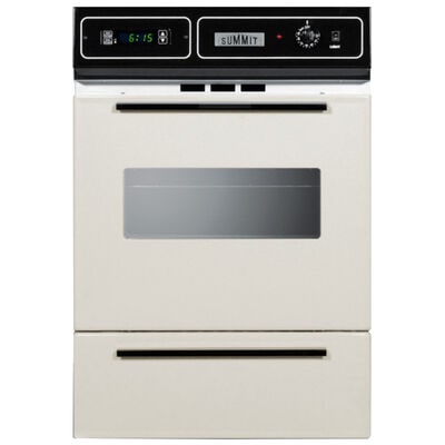 Summit 24 in. 2.9 cu. ft. Gas Wall Oven - Bisque | STM7212KW