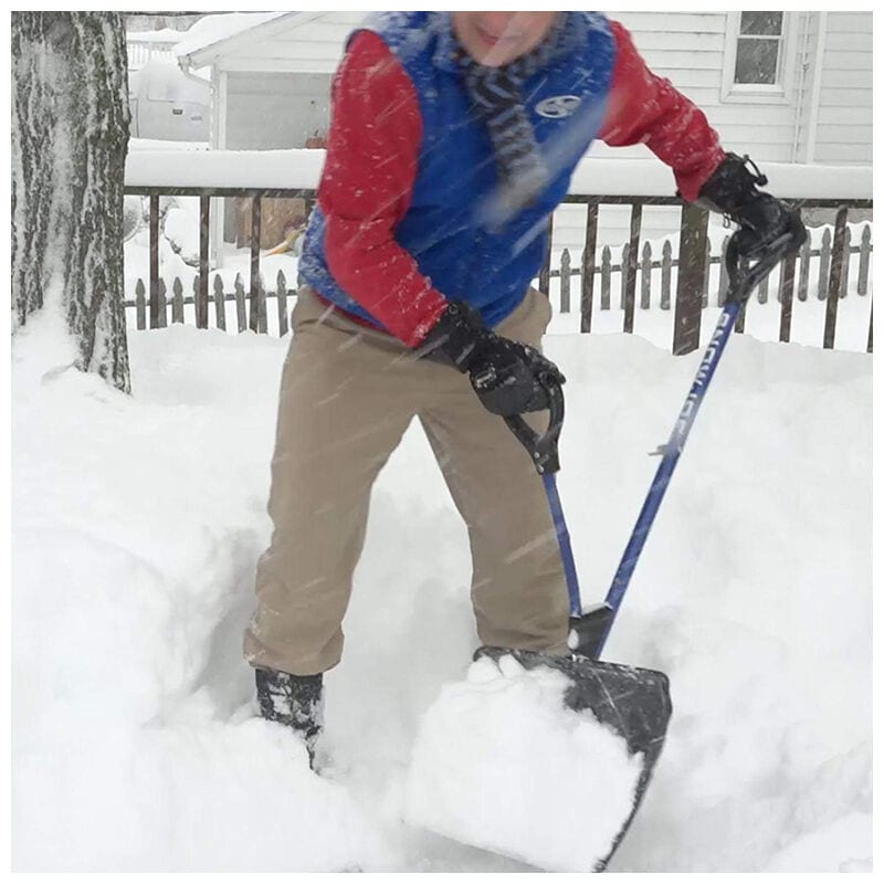 Joe deals snow shovel