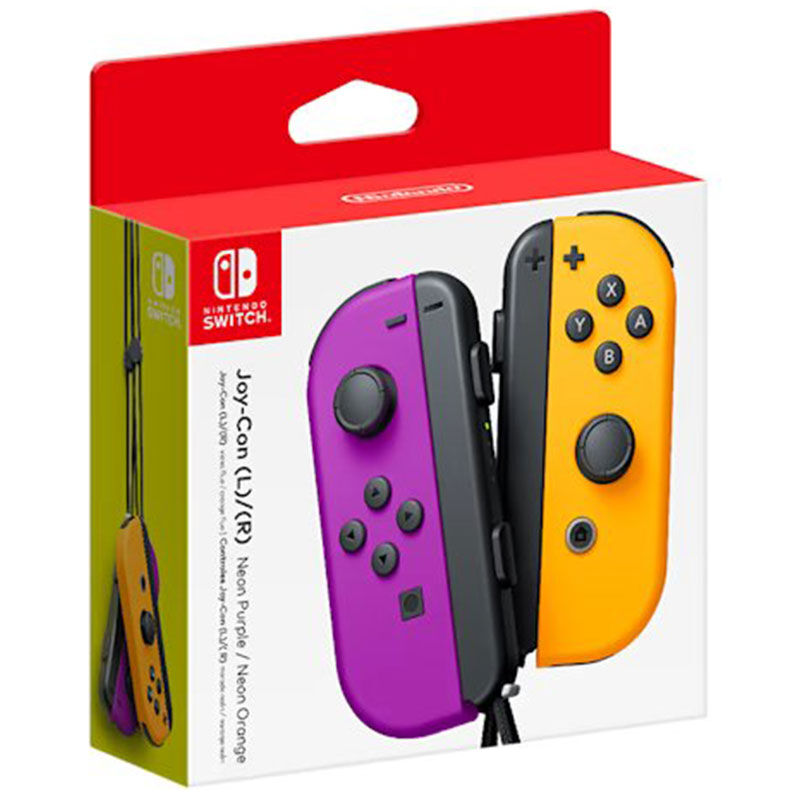 Nintendo Neon Purple / Neon Orange Joy-Con (L-R) for Nintendo Switch