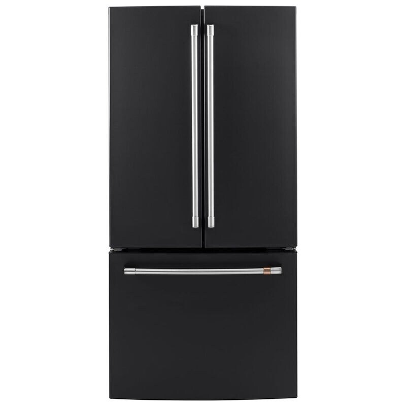 Black stainless steel fridge deals counter depth